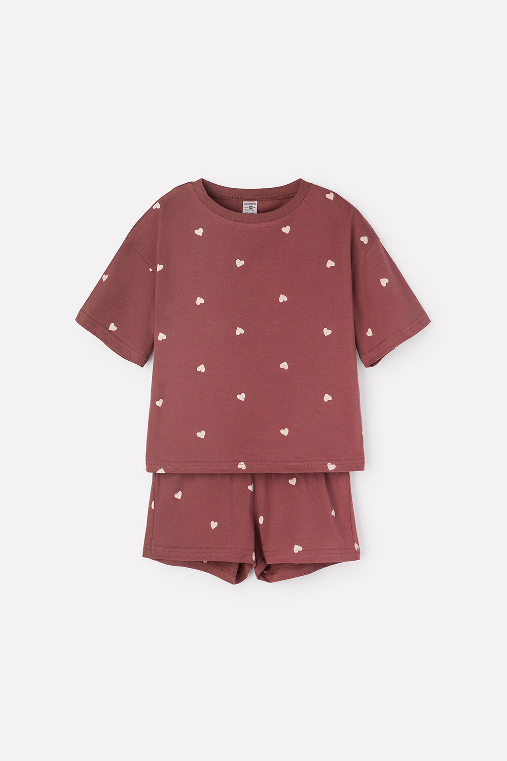 CROCKID Пижама 253006 К 1585 шоколадный