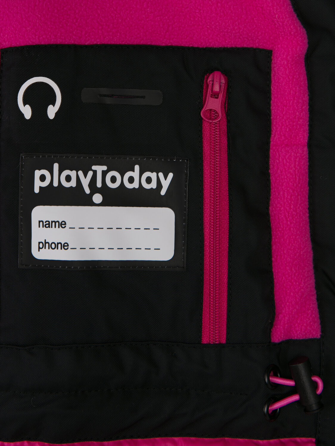 PLAYTODAY Пальто 255140 32221356 черный,фуксия