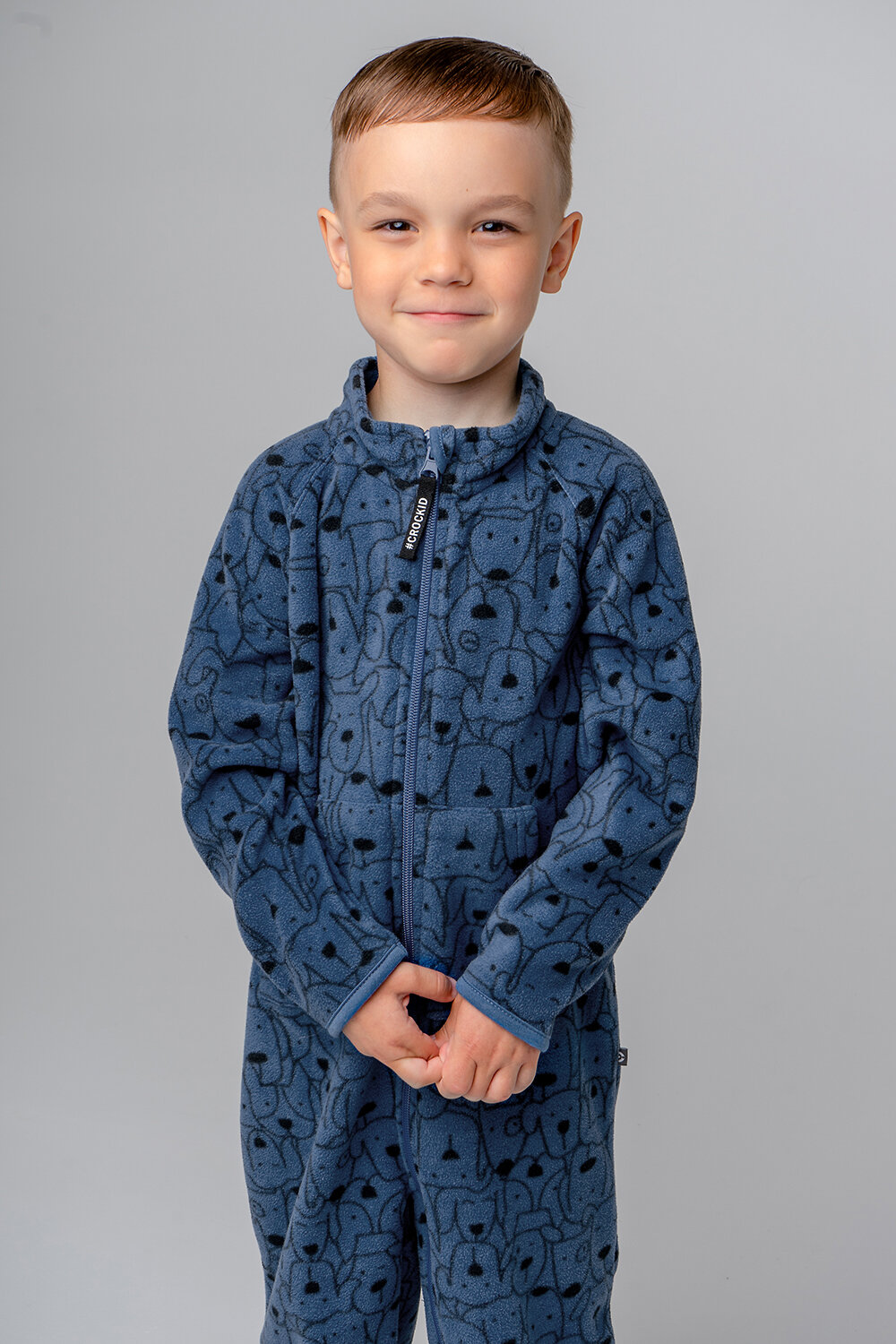 CROCKID Комбинезон 255239 ФЛ 60001/н/48 ГР светлый индиго