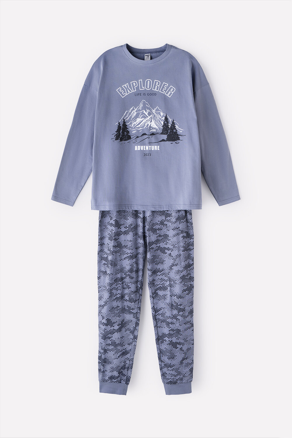 CUBBY Пижама 258425 КБ 2814 мокрый асфальт, мозайка