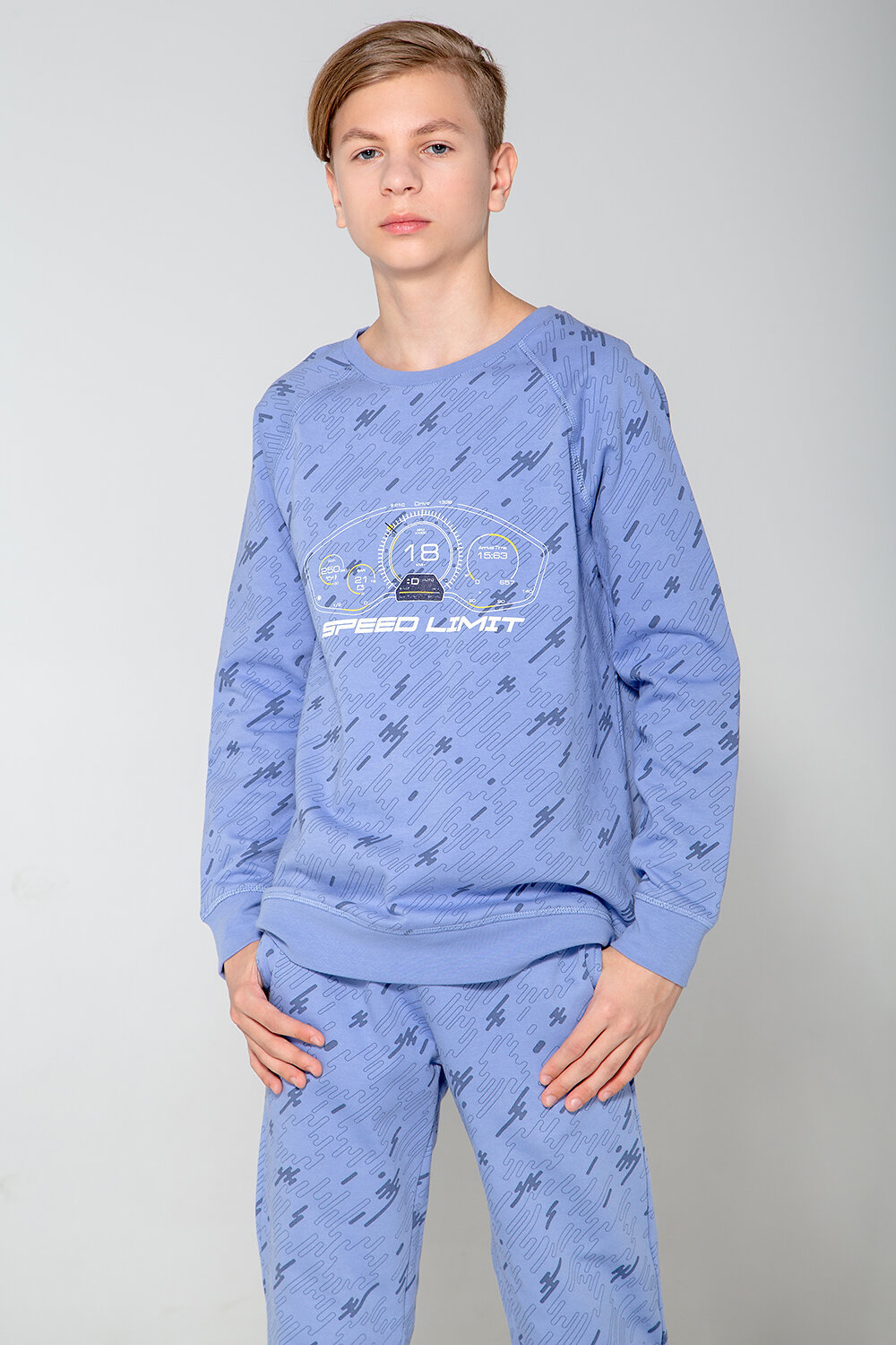 CUBBY Пижама 258426 КБ 2807 пыльно-голубой джинс