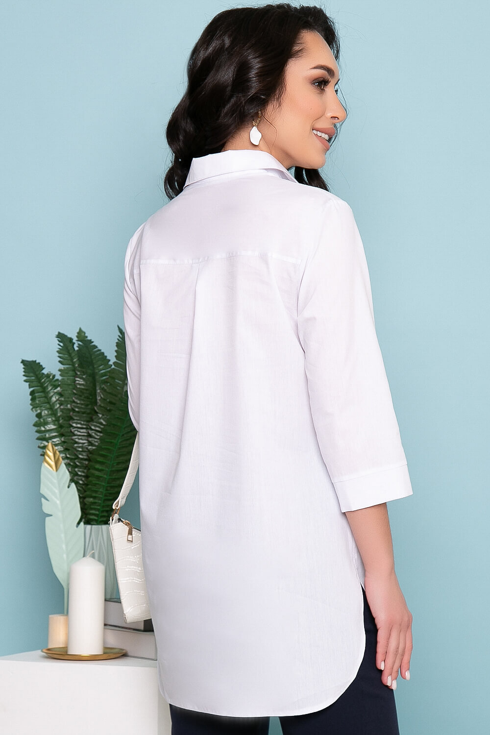 LT Collection Блуза 259059 Б3395 белый