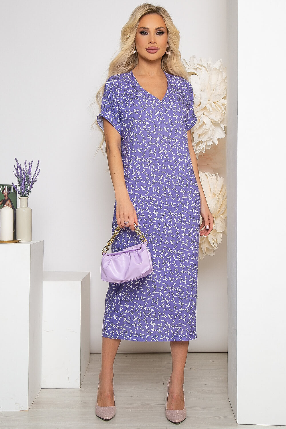LT Collection Платье 259605 П3862 сиреневый
