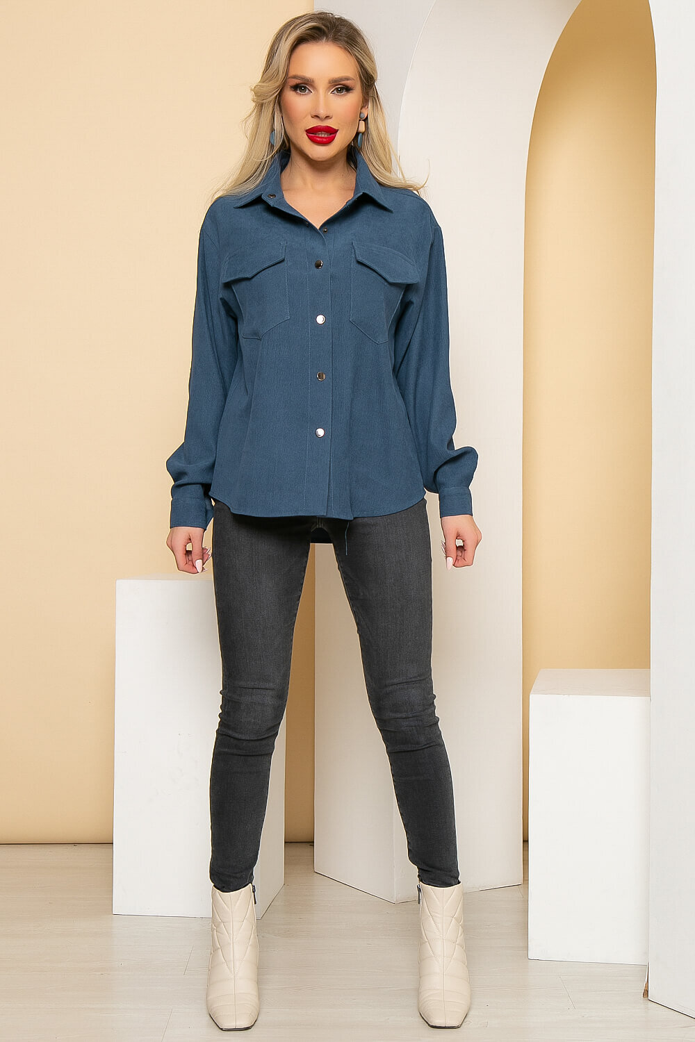 LT Collection Рубашка 259817 Б4395 джинс