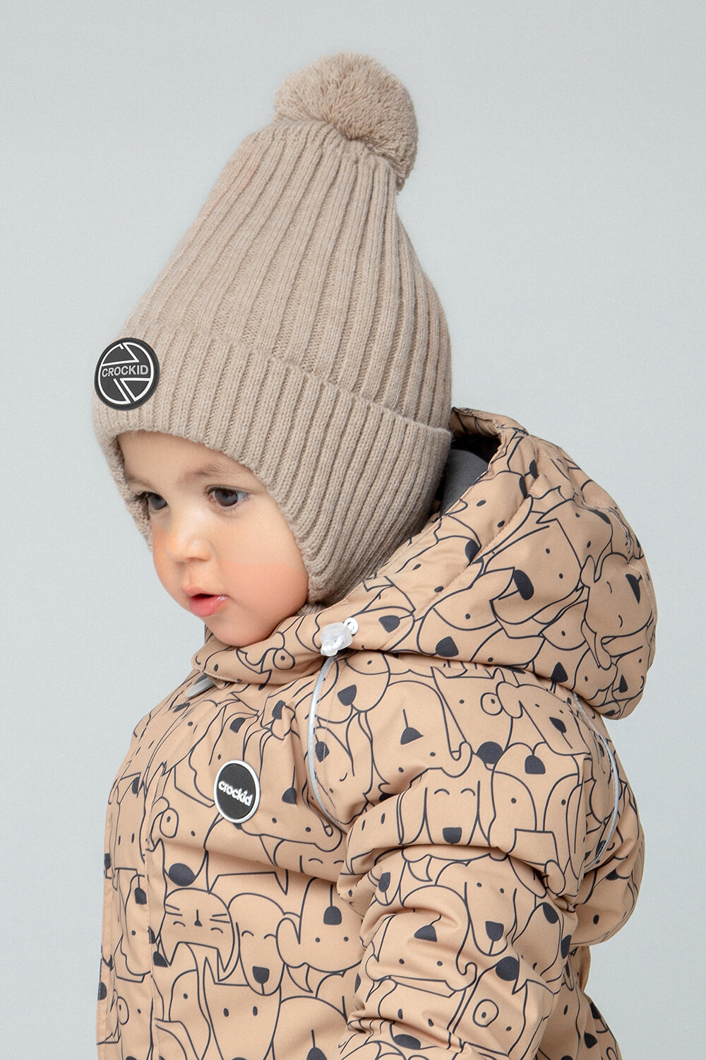 CROCKID Шапка 263006 КВ 20335/ш бежевый