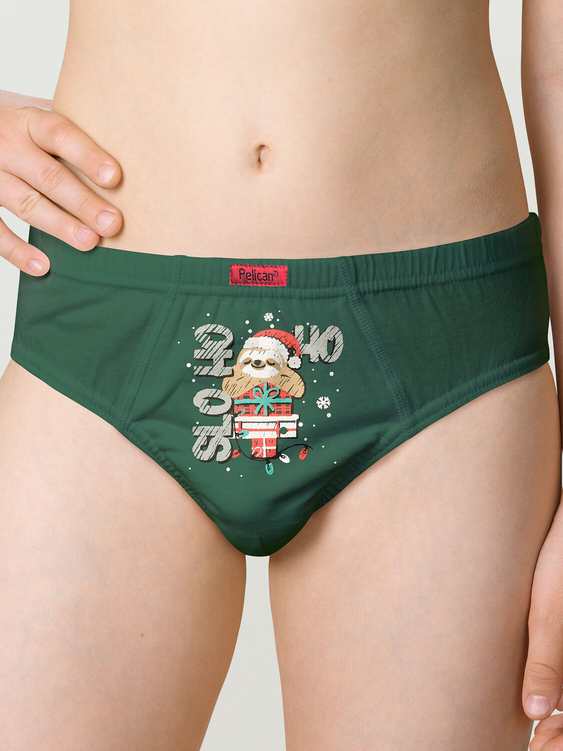 PELICAN Трусы 263531 BULB4309(3) Бордовый/хаки/серый