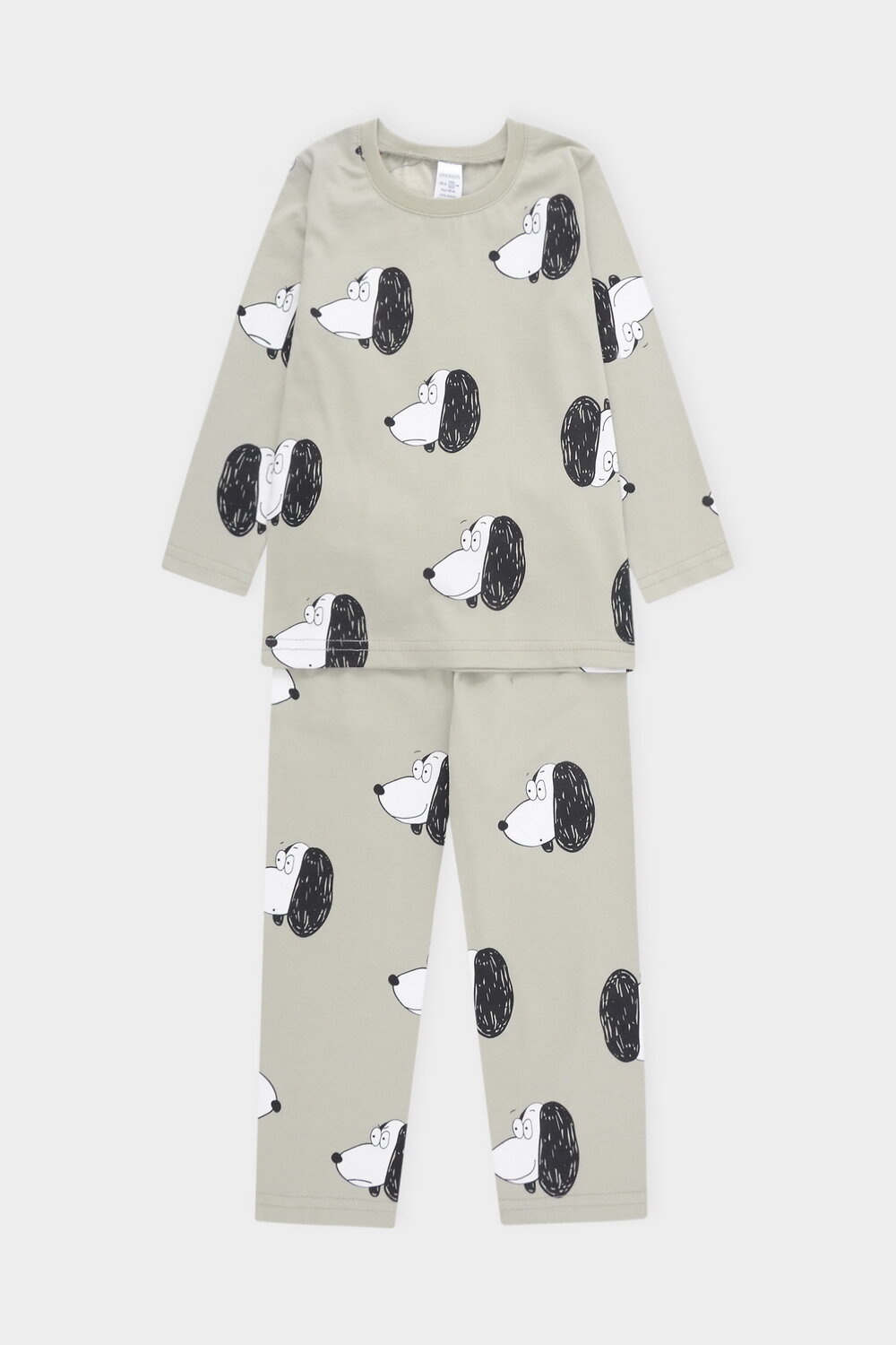 CROCKID Пижама 266217 К 1594 темно-оливковый
