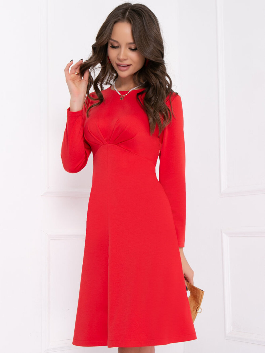 Bellovera Платье 267360 65П4679 коралловый