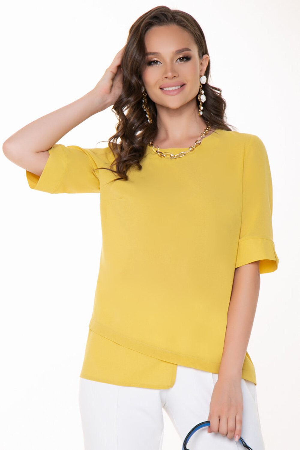 Bellovera Блузка 268054 42Б3838 горчичный