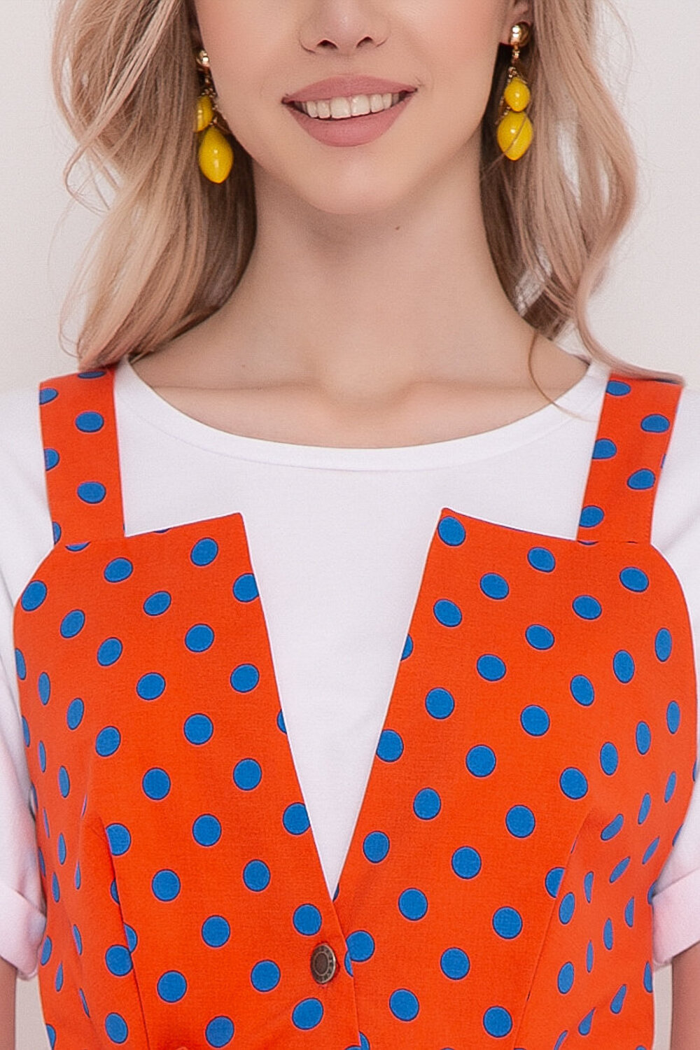 Bellovera Платье 268740 55П2563 оранжевый