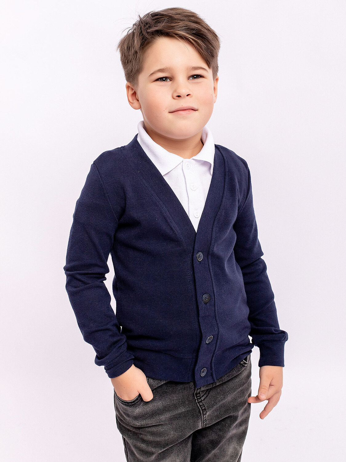 BATIK Кардиган 269578 027_ШК22 Синий