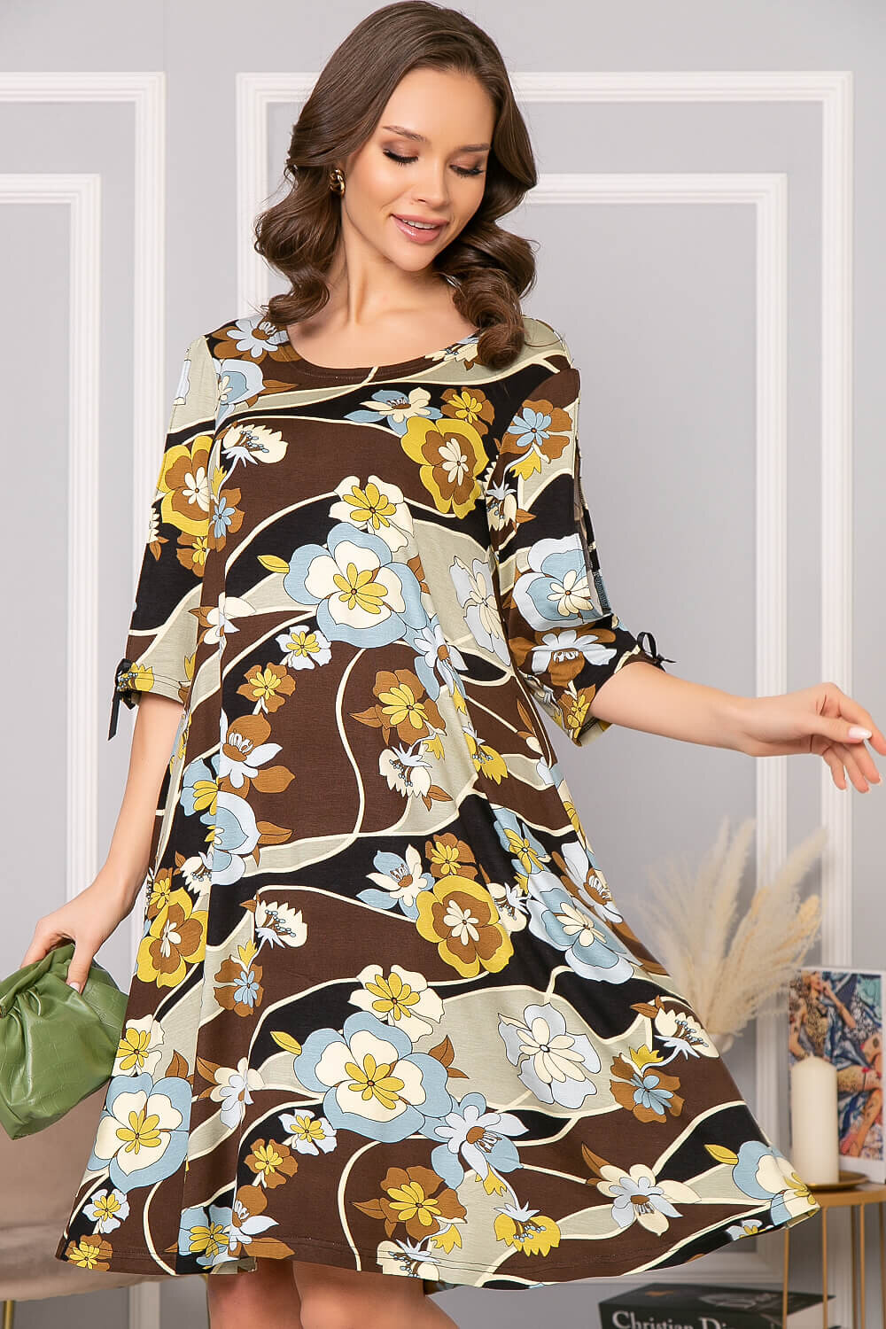 LT Collection Платье 276367 П5052 Коричневый