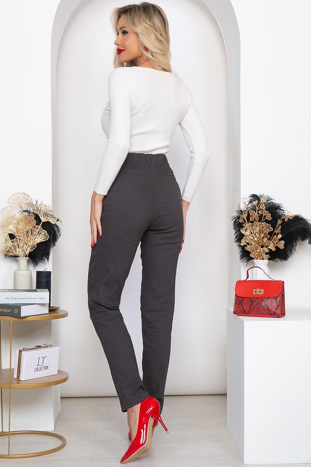 LT Collection Брюки 276368 Б5063 Темно-серый
