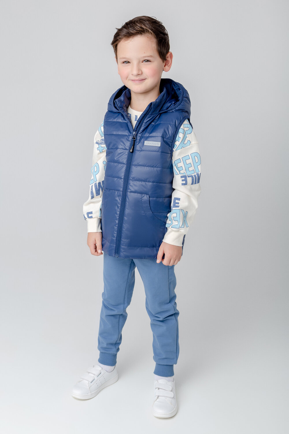 CROCKID Жилет 277232 ВК 35009/11 ГР синий