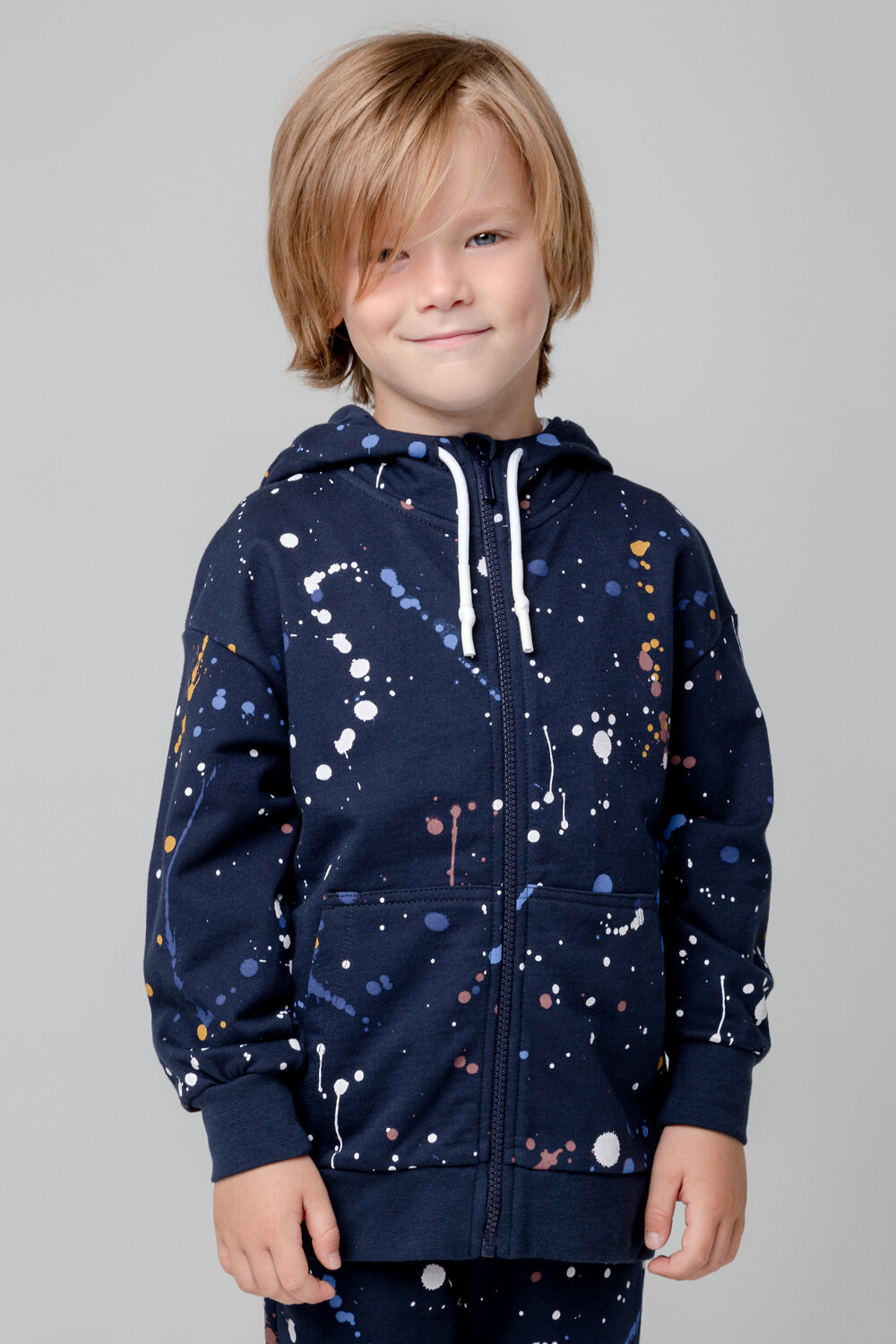 CROCKID Жакет 278454 КР 302009 индиго, космические брызги