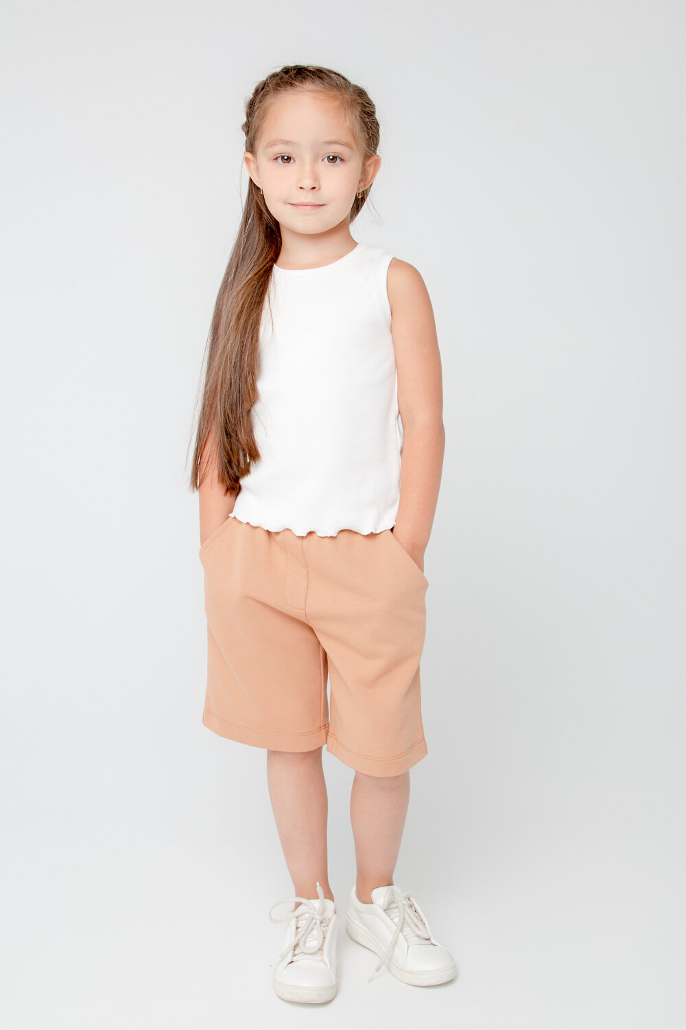 CROCKID Майка 278575 КР 302013 белая лилия