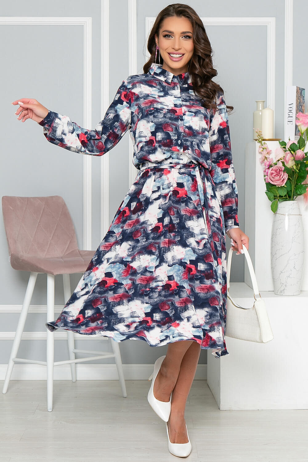 LT Collection Платье 278742 П4510 синий