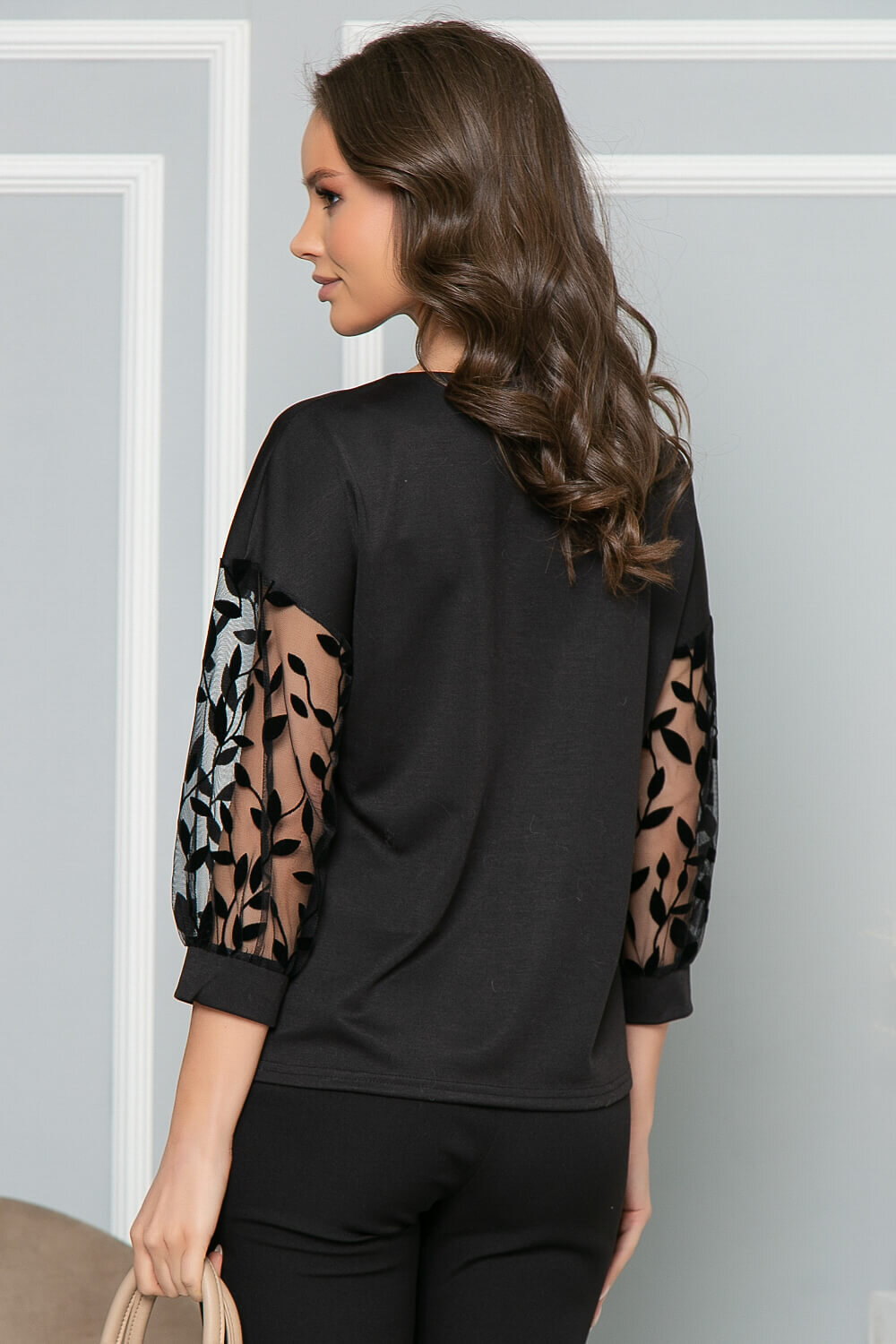 LT Collection Блуза 278744 Б5115 черный