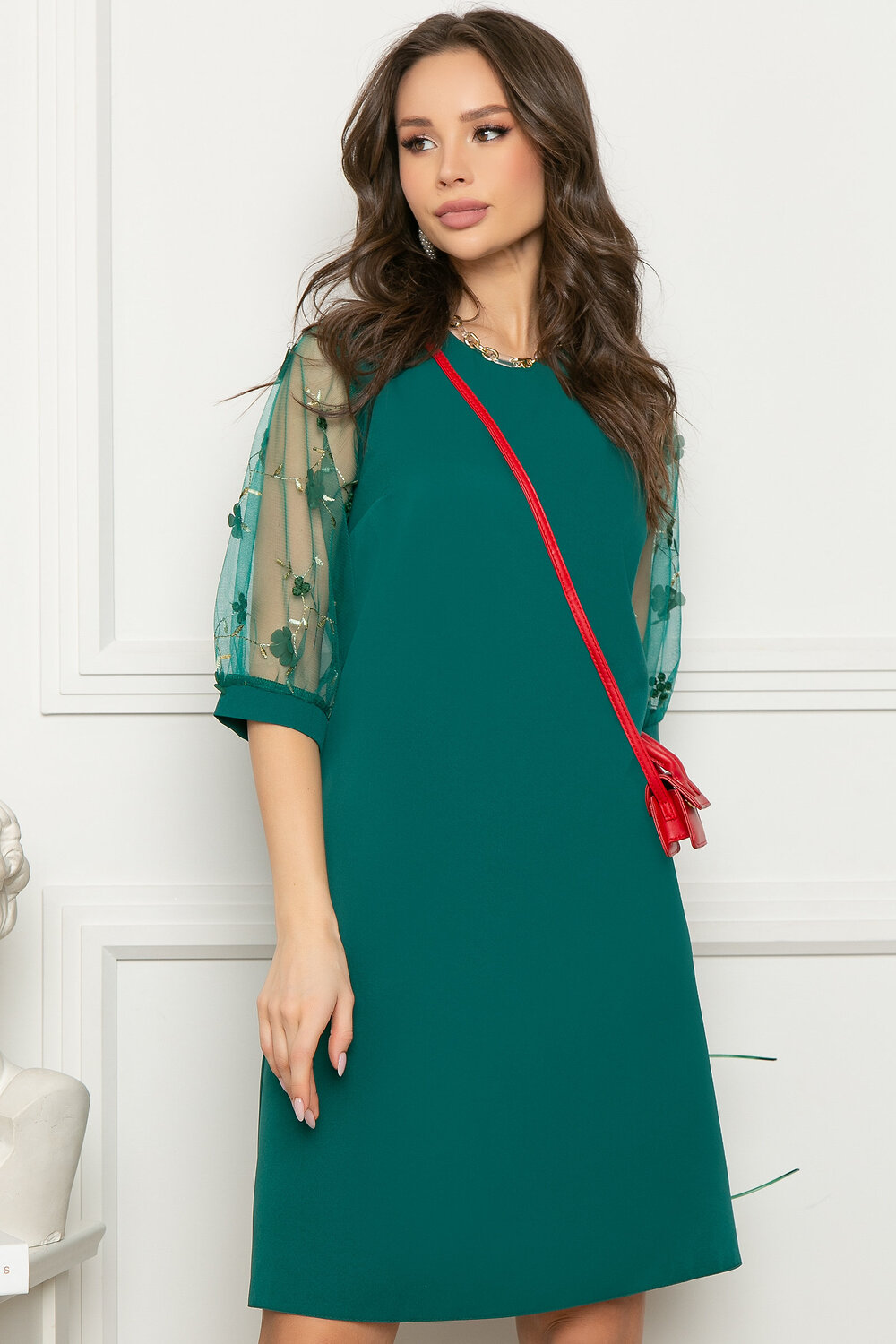 Bellovera Платье 279080 8П4937 зеленый