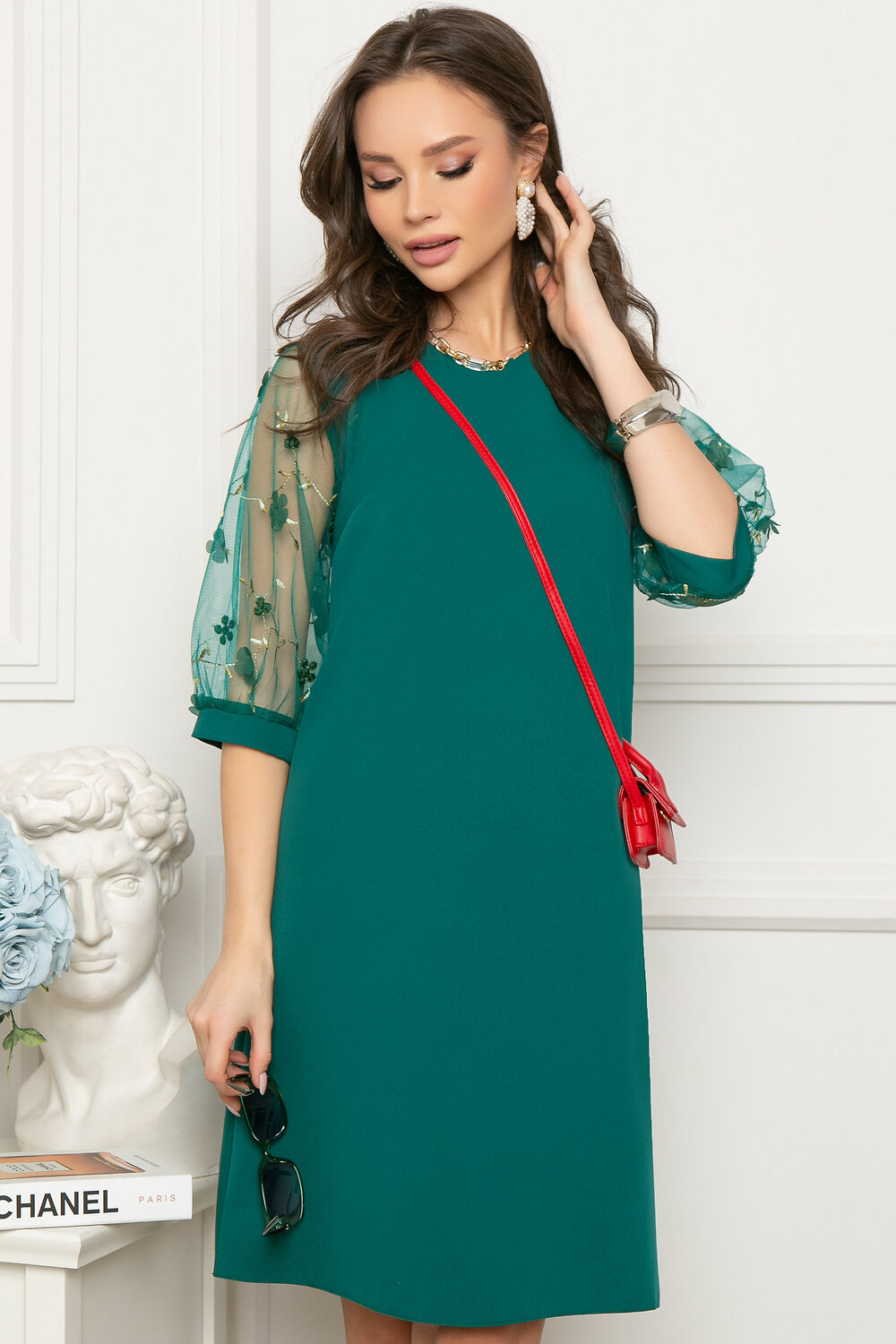Bellovera Платье 279080 8П4937 зеленый