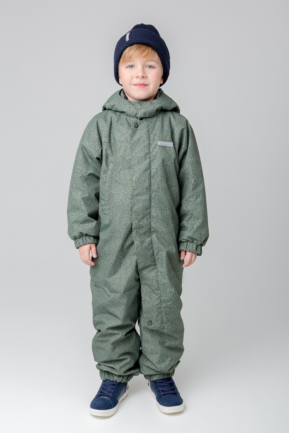 CROCKID Комбинезон 279393 ВК 60089/н/3 УЗГ шалфей, крапинка