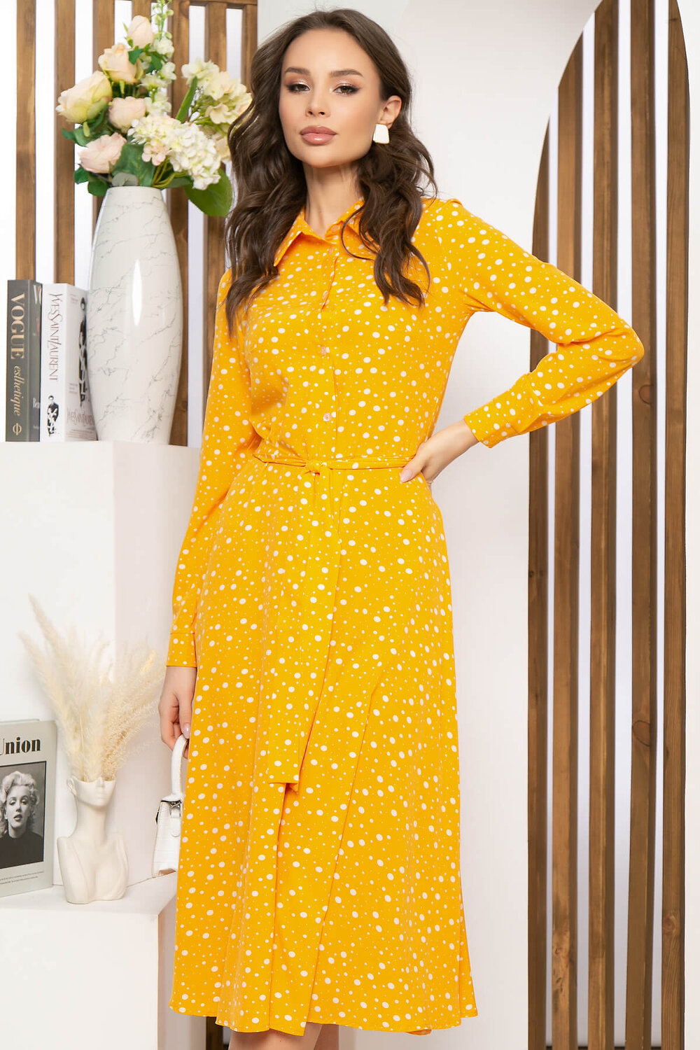 LT Collection Платье 279853 П4919 мандариновый