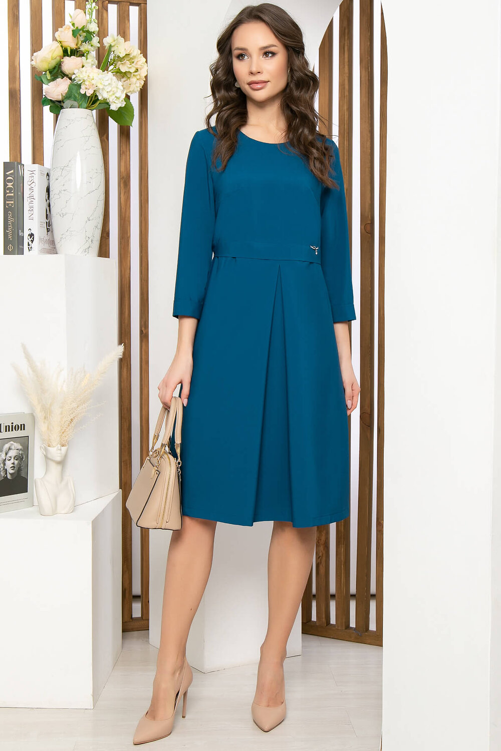 LT Collection Платье 279854 П4944 морская волна