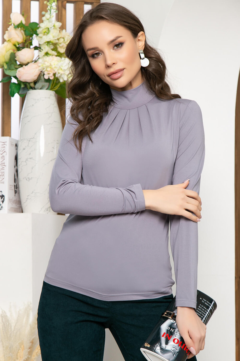 LT Collection Водолазка 279856 Б5153 серый