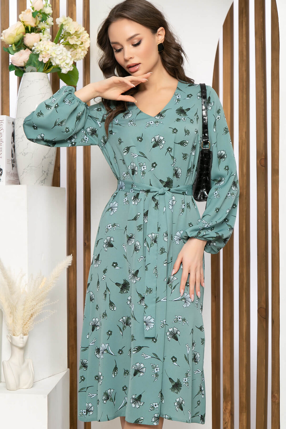 LT Collection Платье 279864 П5242 полынь