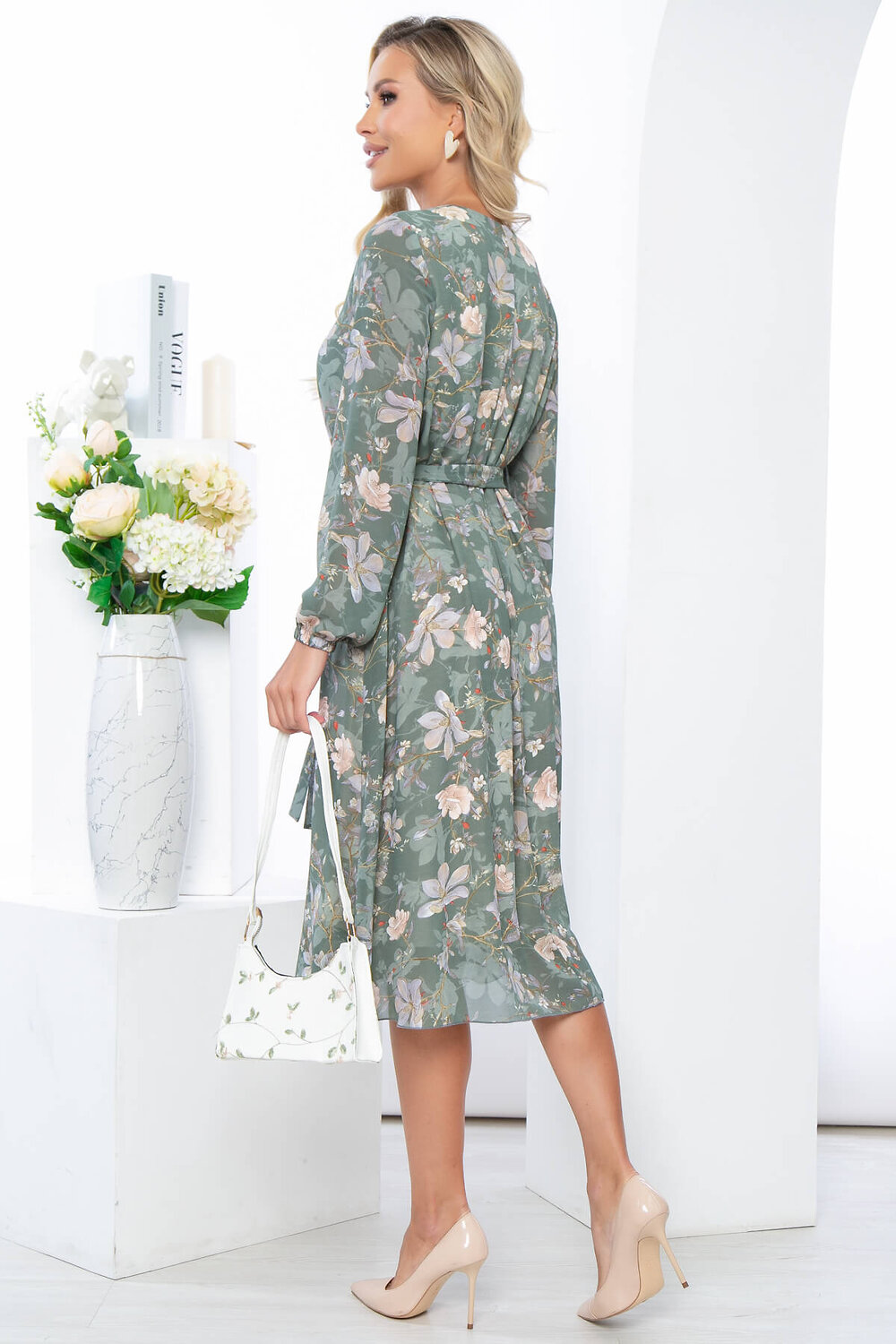 LT Collection Платье 280343 П5206 полынь