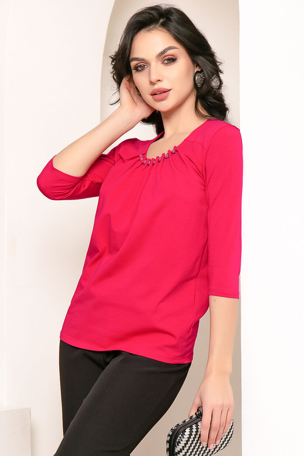 LT Collection Джемпер 280344 Б5208 фуксия
