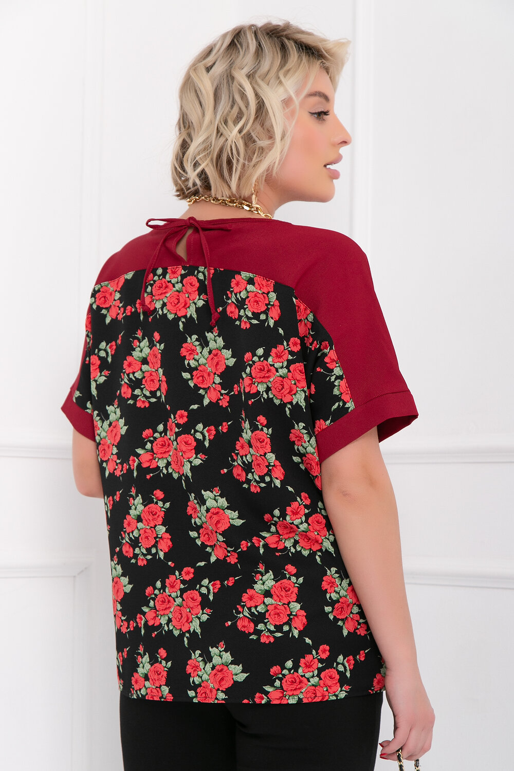 Bellovera Блузка 280674 55Б4952 бордовый