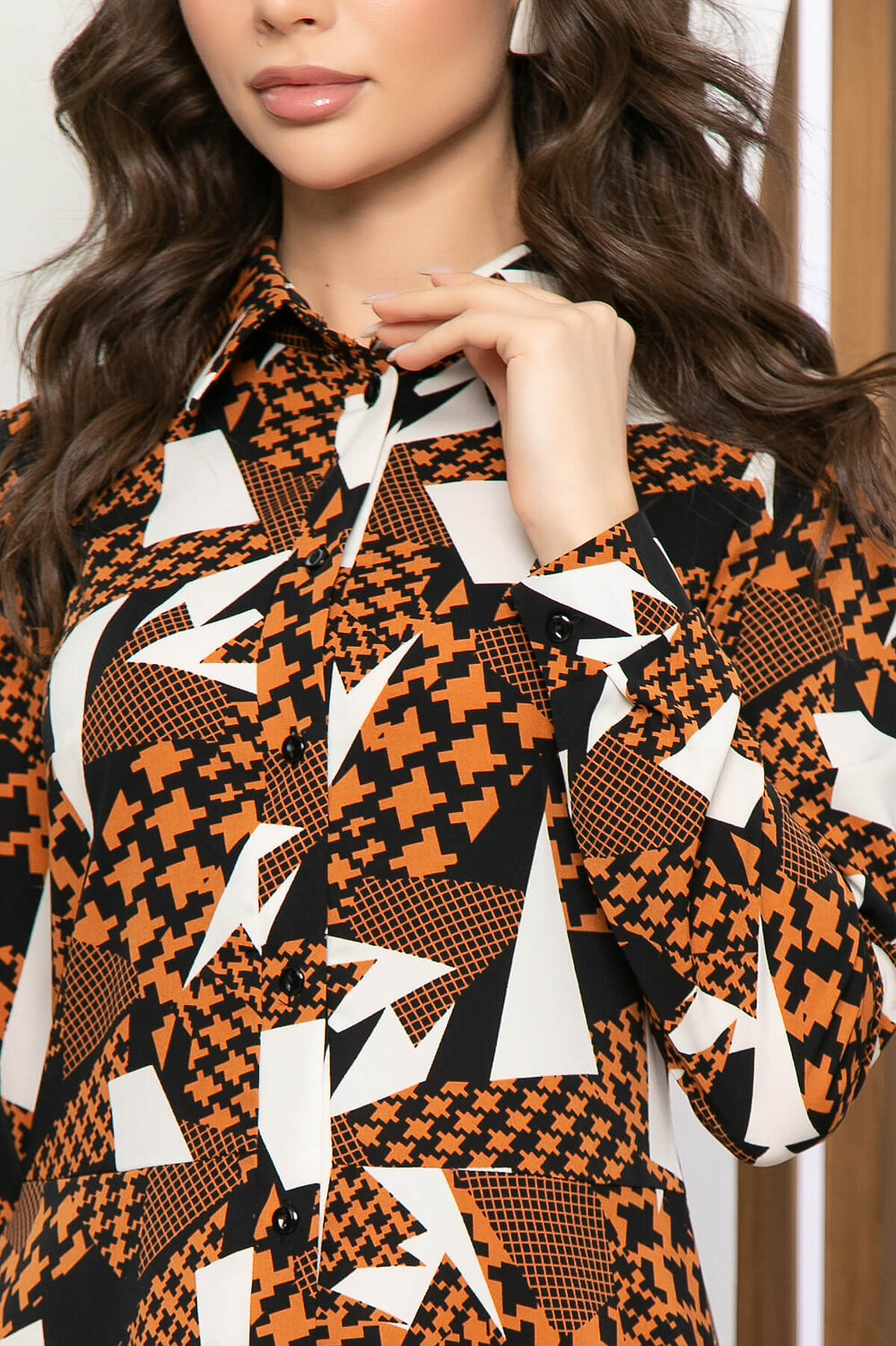 LT Collection Платье 280683 П4920 чёрный, коричневый