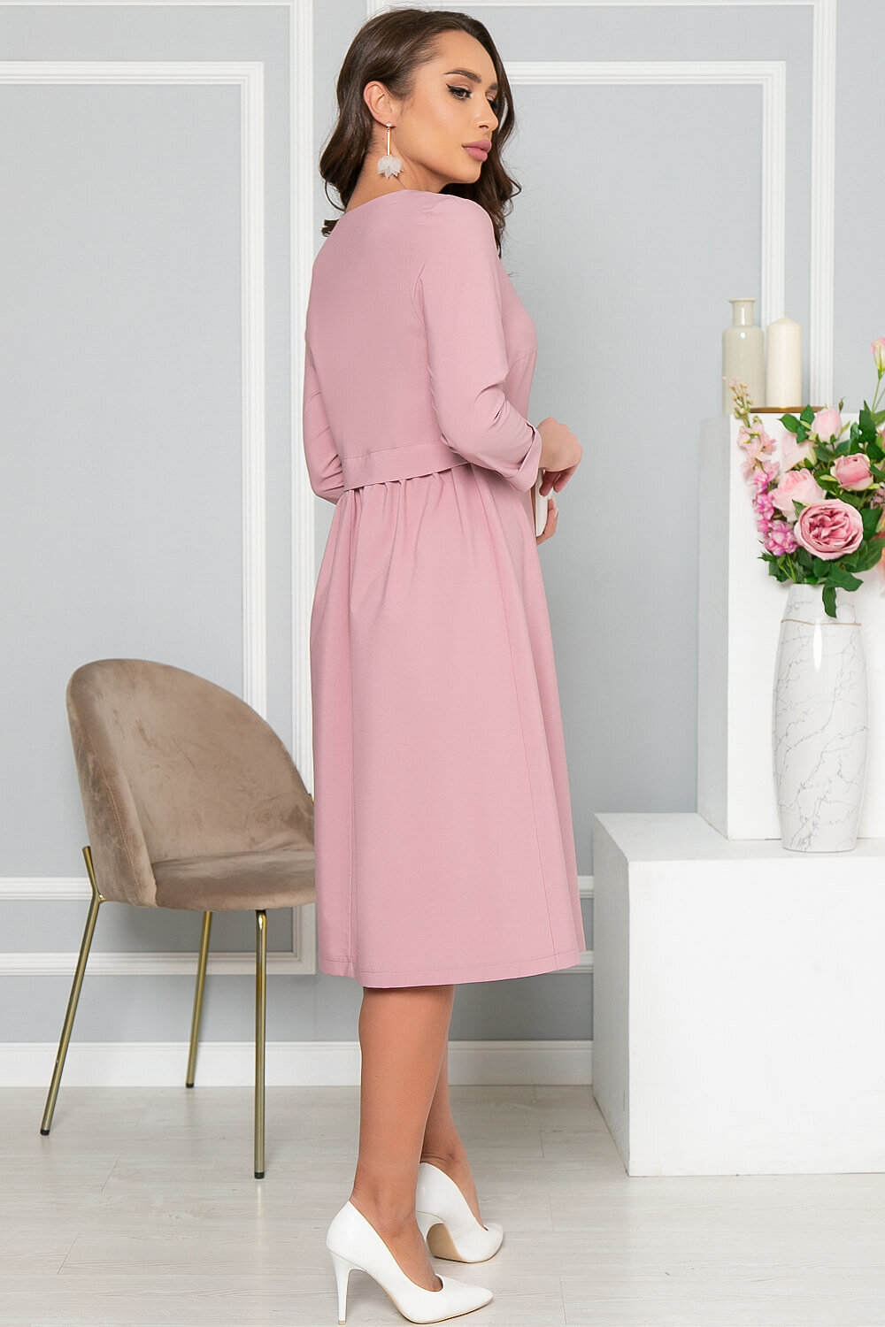 LT Collection Платье 280685 П4945 пыльно-розовый