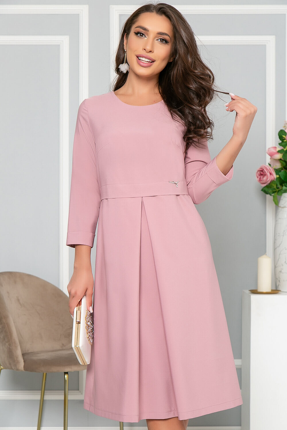LT Collection Платье 280685 П4945 пыльно-розовый