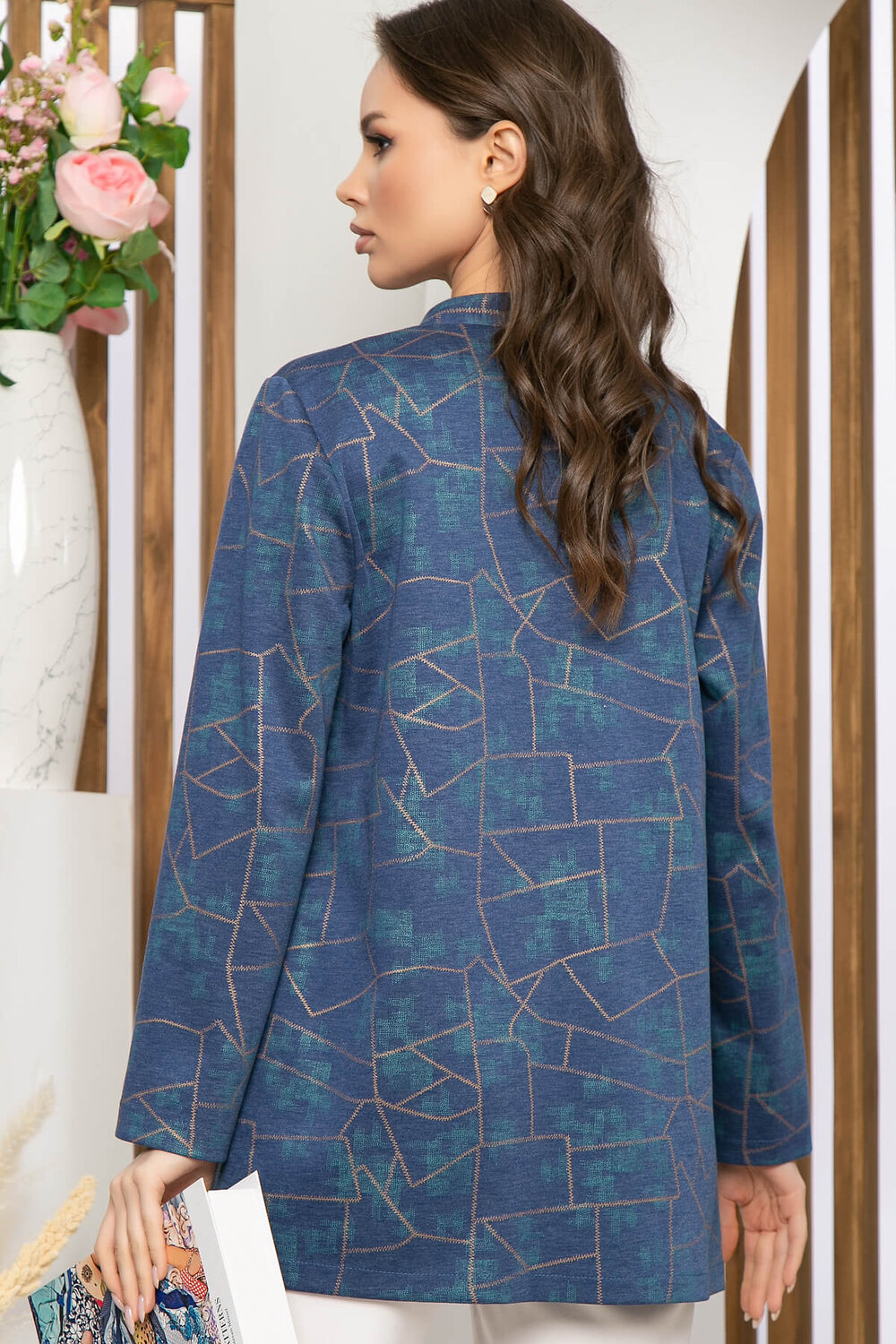 LT Collection Жакет 280691 Б5172 синий джинс