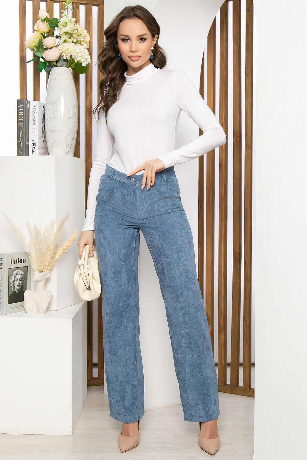 LT Collection Брюки 281314 Б5122 пыльно-голубой