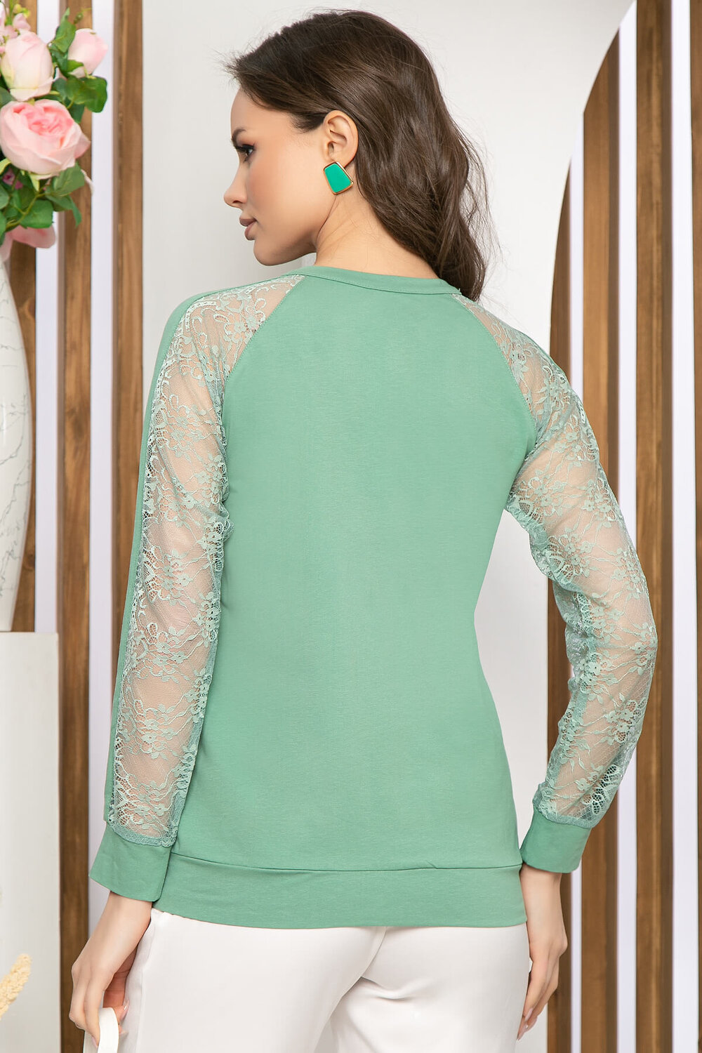 LT Collection Блуза 281318 Б5334 светло-зелёный