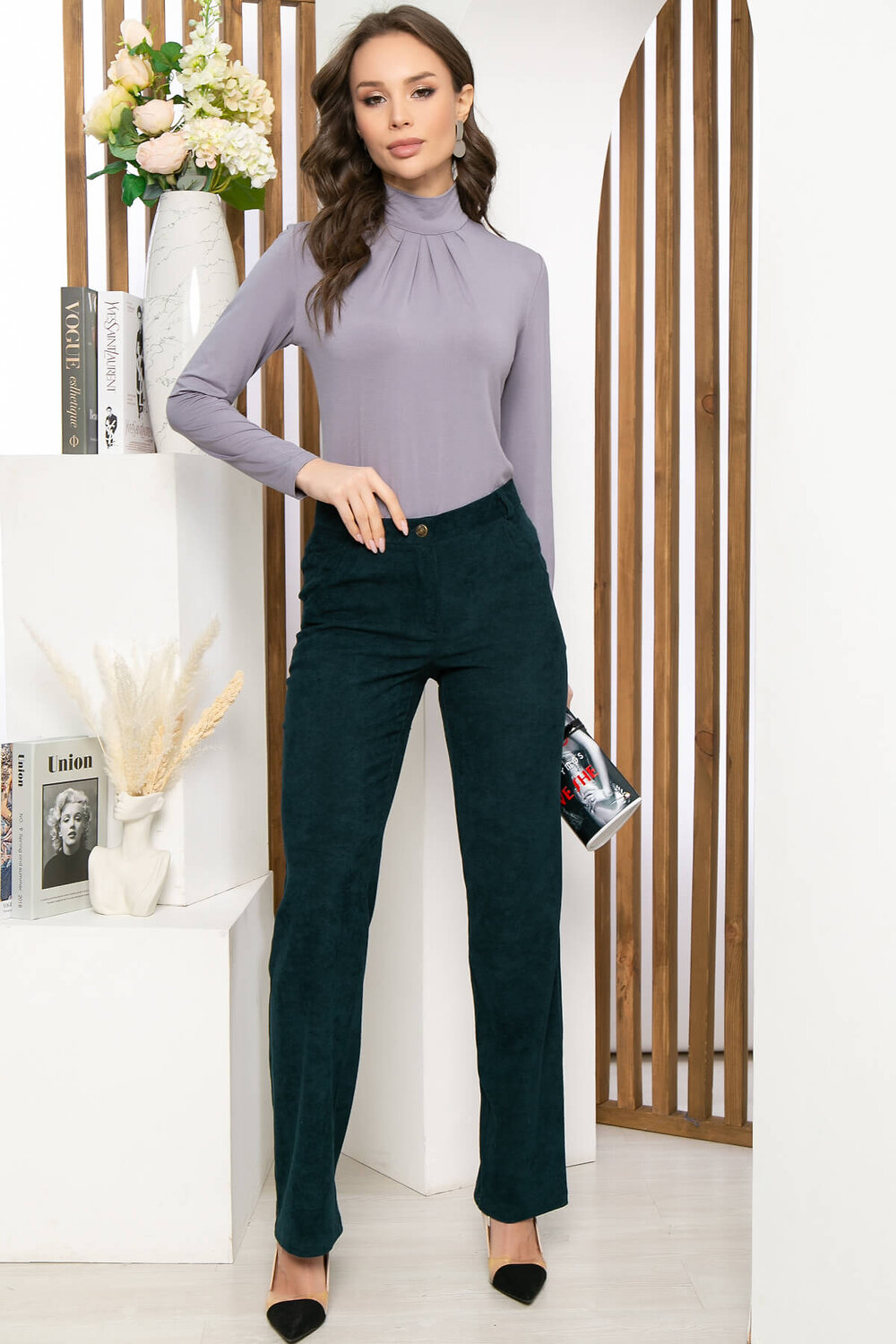 LT Collection Брюки 281324 Б5163 изумрудный