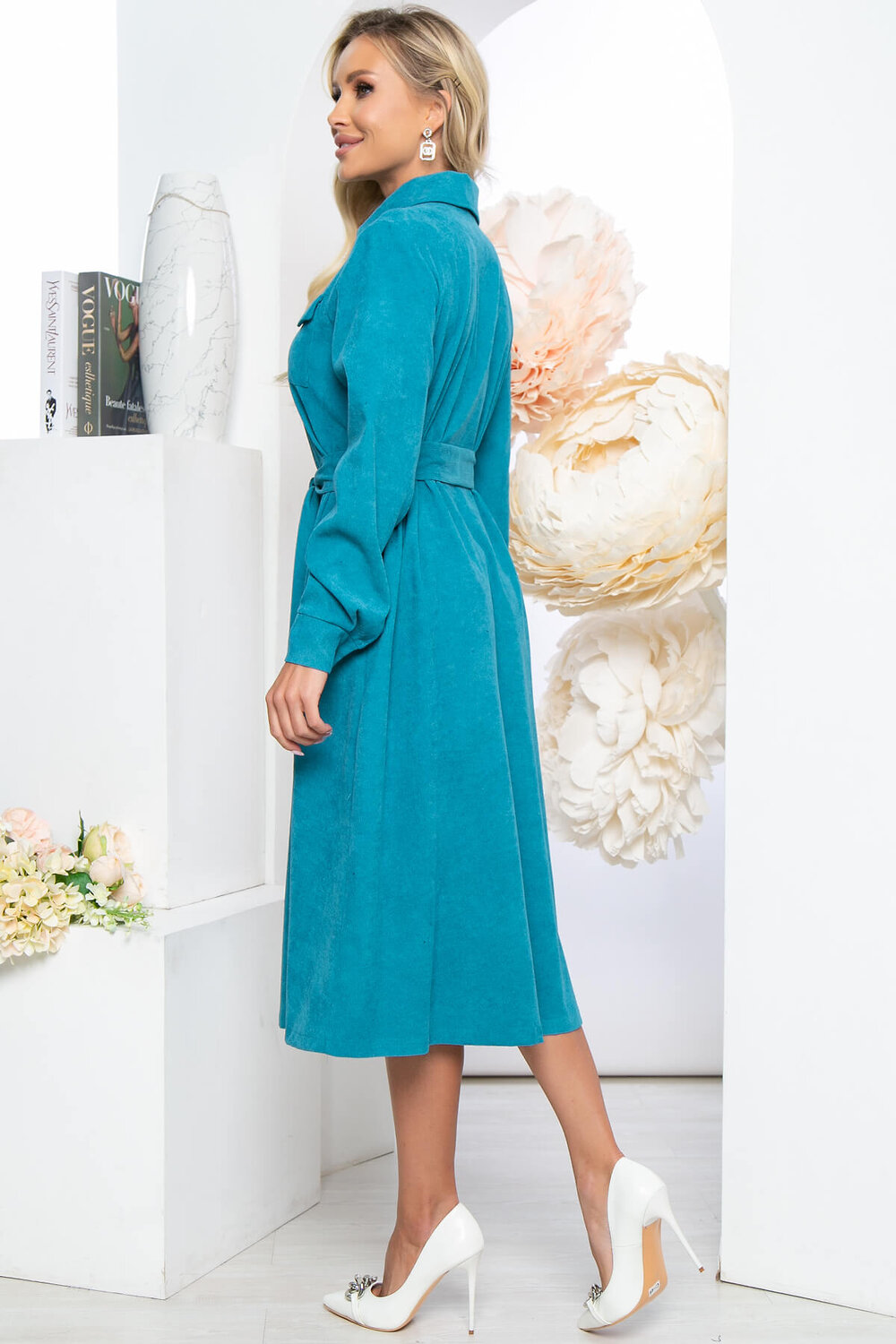 LT Collection Платье 281327 П5229 бирюзовый