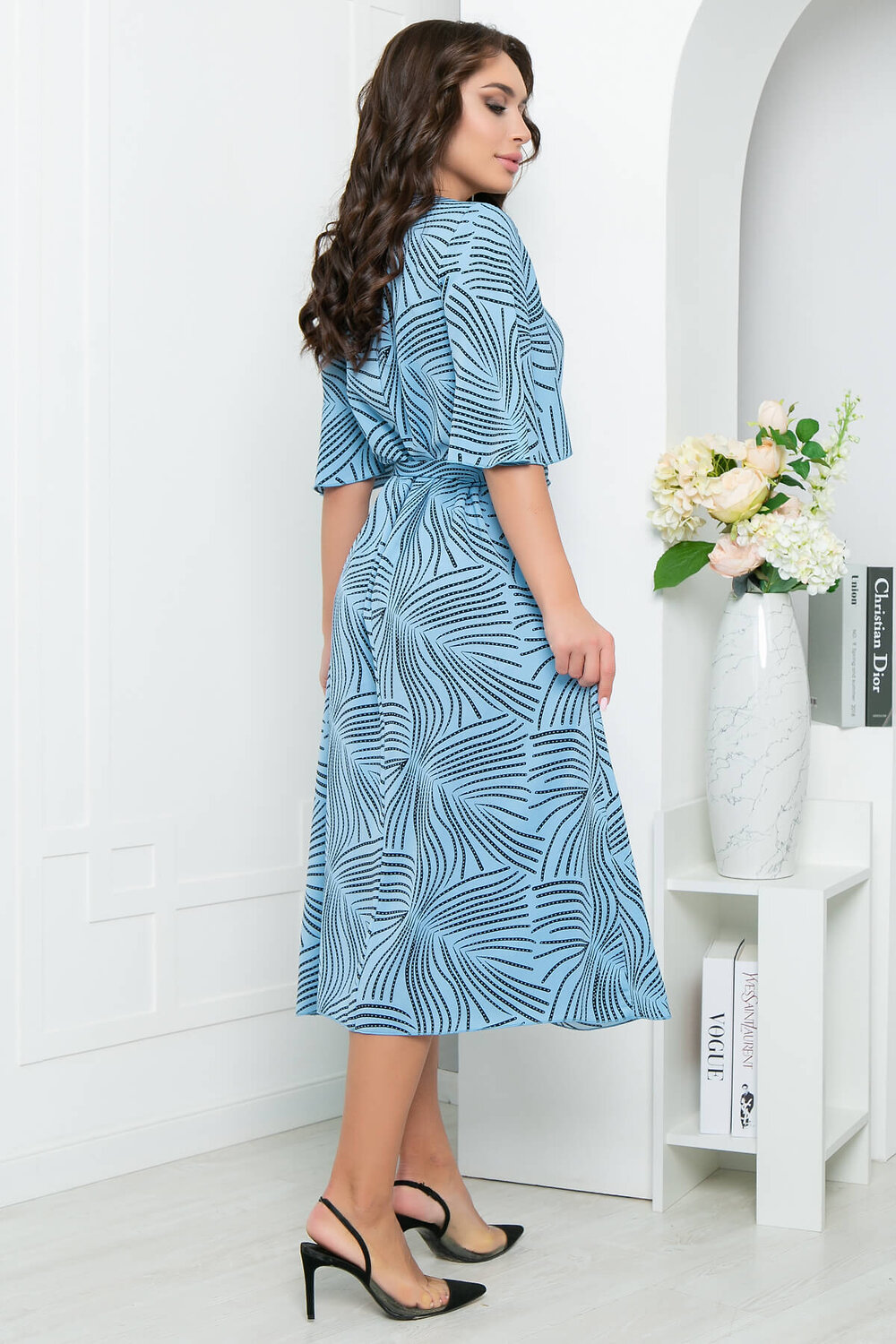 LT Collection Платье 281340 П5303 голубой