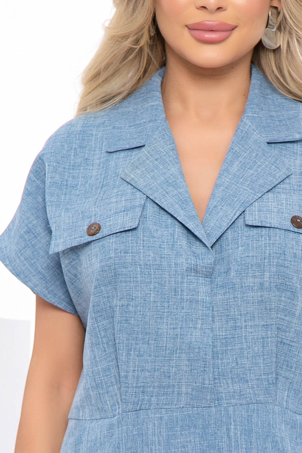LT Collection Платье 281735 П5301 джинсовый
