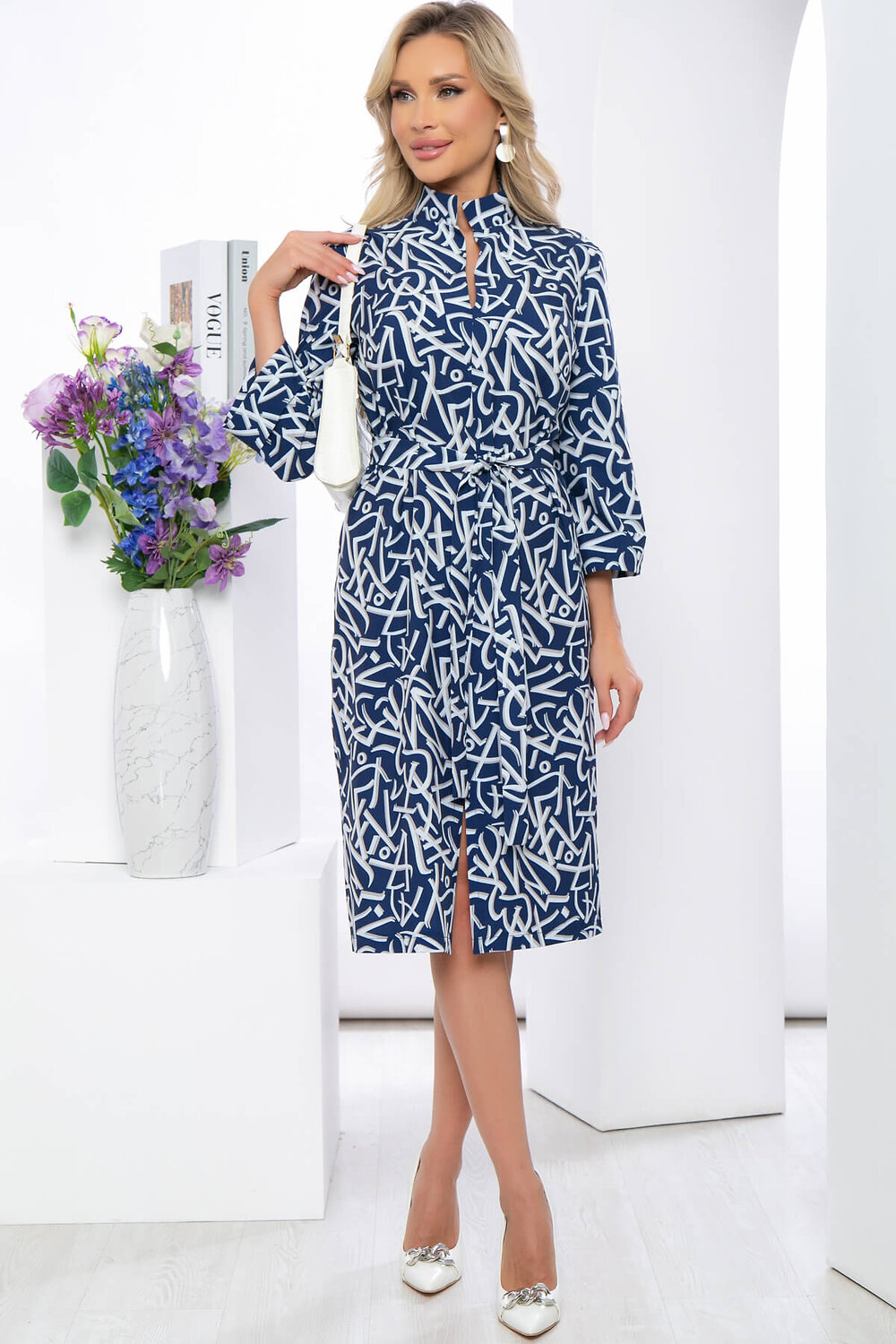 LT Collection Платье 281746 П5319 синий
