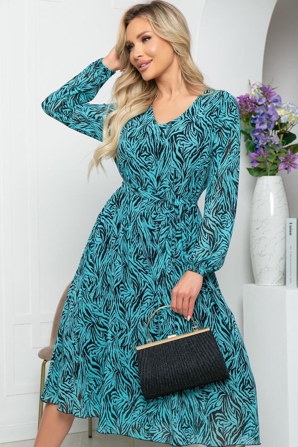 LT Collection Платье 282086 П5328 бирюзовый