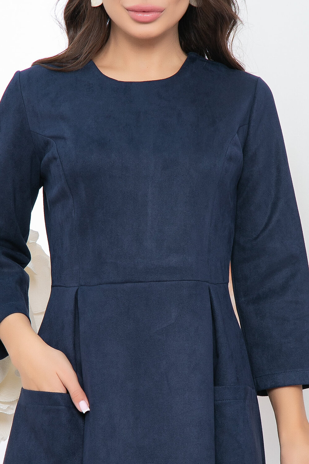 LT Collection Платье 282091 П5381 тёмно-синий