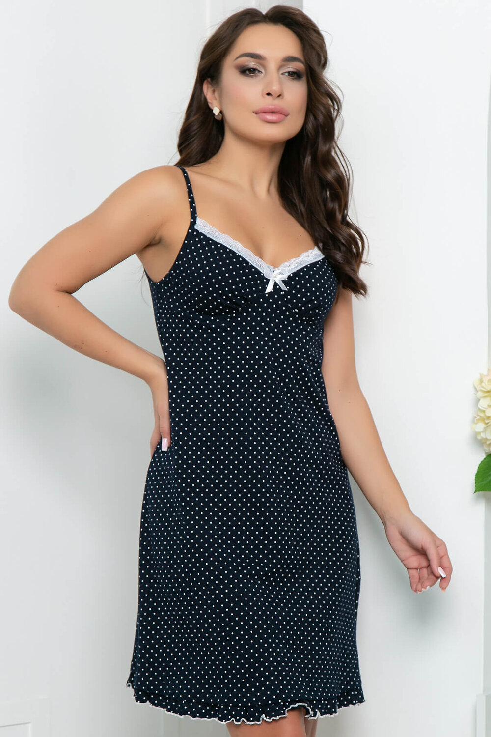 LT Collection Сорочка 282333 Д1733 тёмно-синий