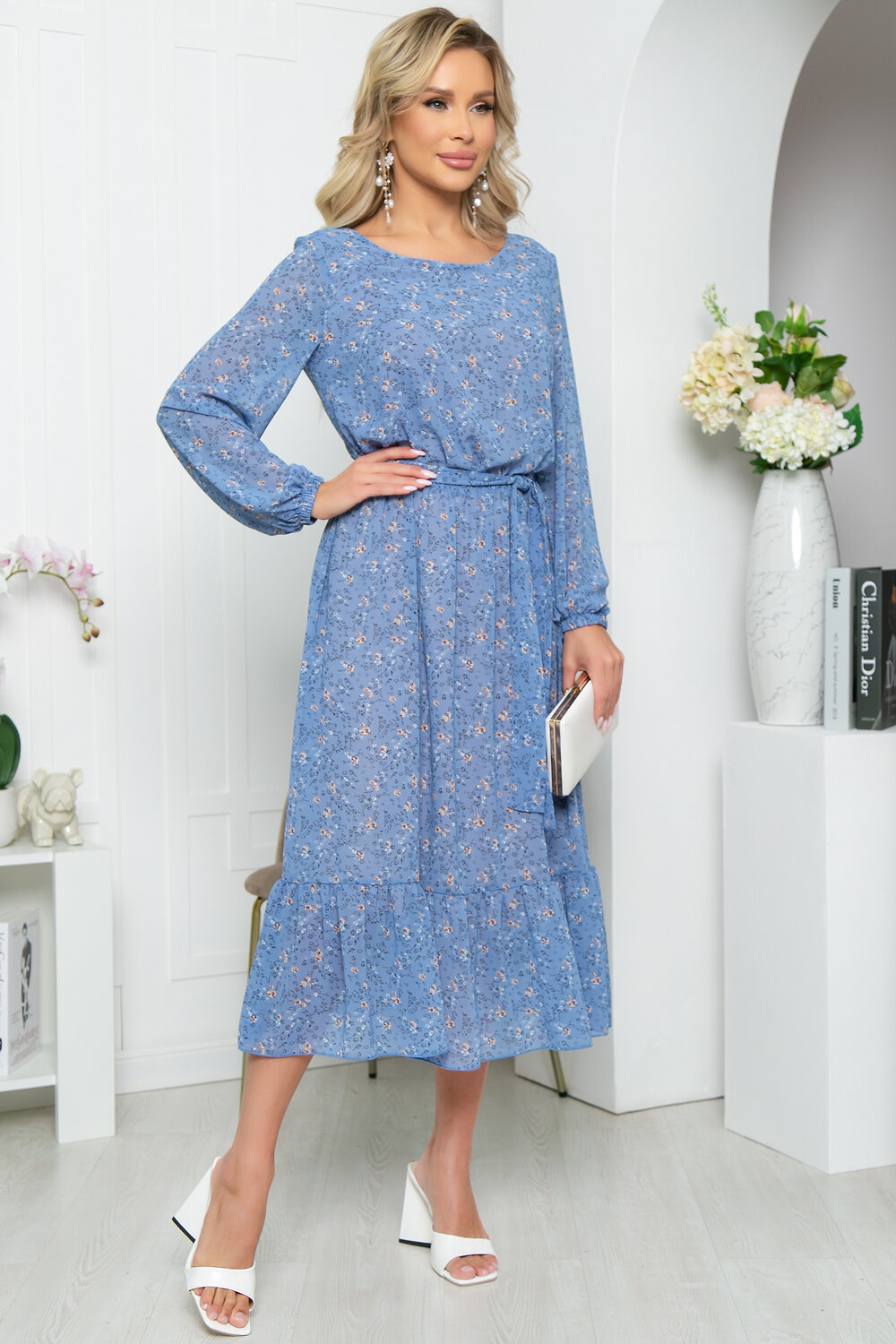 LT Collection Платье 282334 П5326 голубой