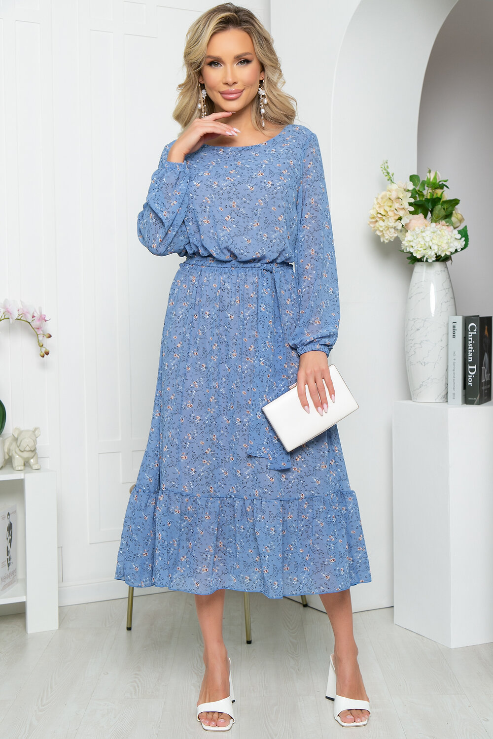 LT Collection Платье 282334 П5326 голубой