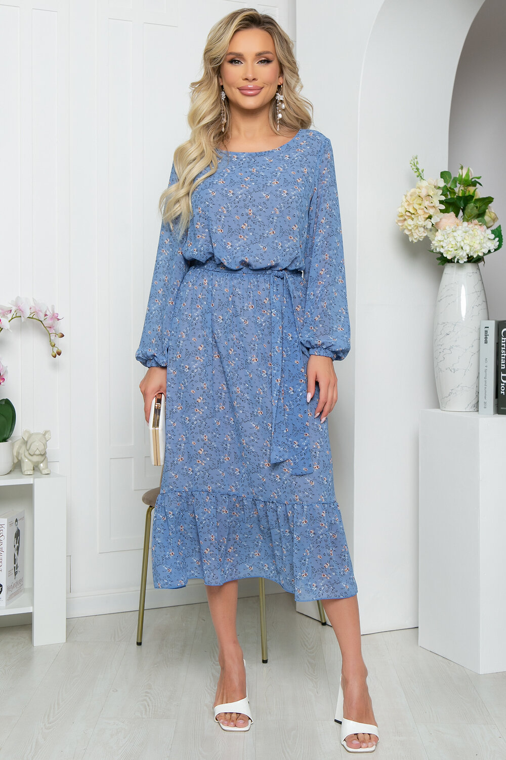 LT Collection Платье 282334 П5326 голубой