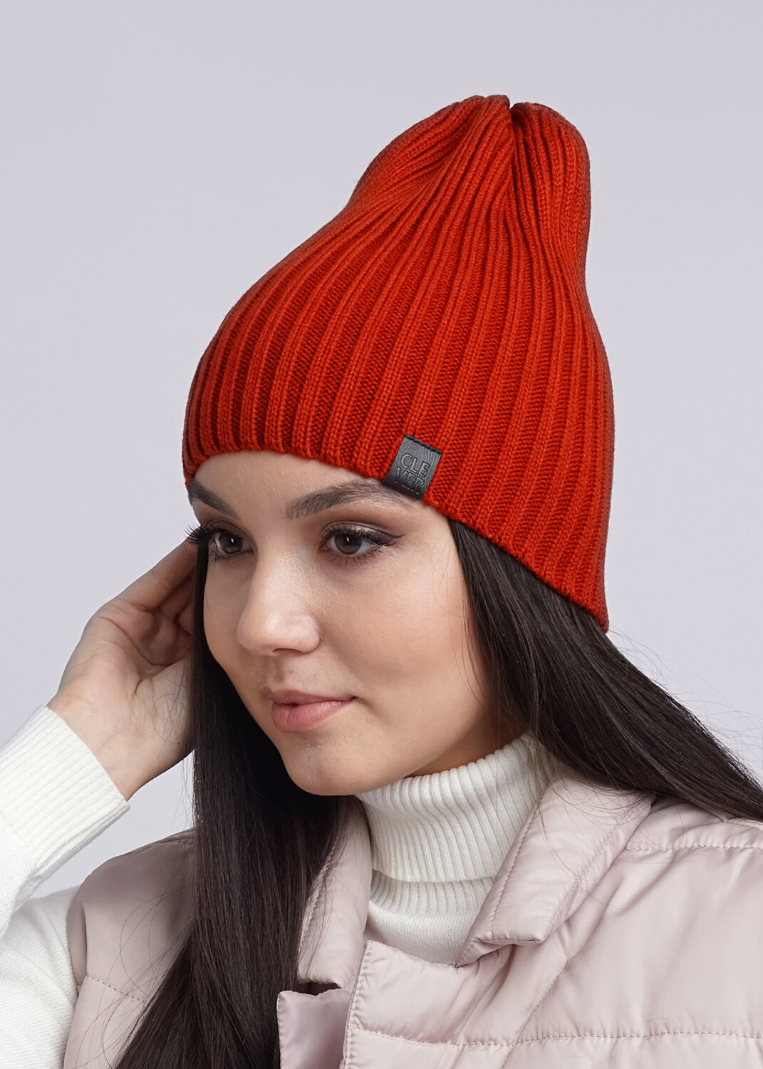CLEVER Шапка 282491 533725ак терракотовый